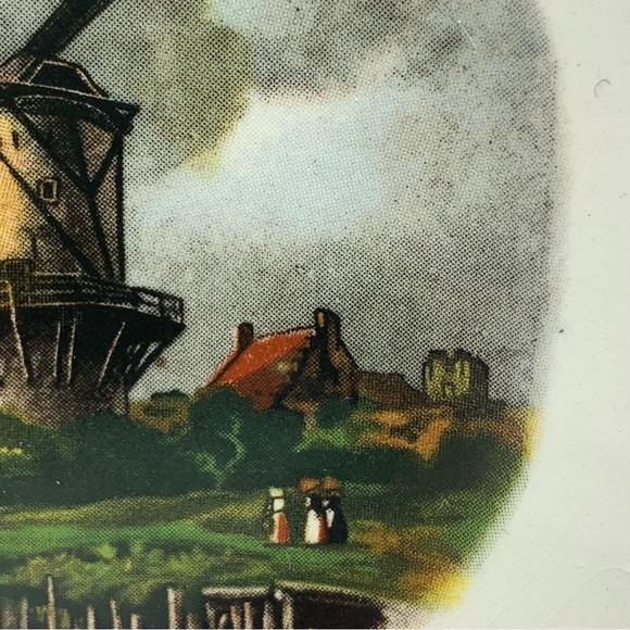 “The Windmill at Wiyk bij Duurstede” by Dutch Jacob van Raisdael c.1670 on plate - Picture 4 of 8